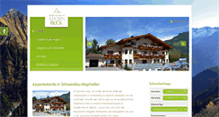Desktop Screenshot of ahornblick-zillertal.at